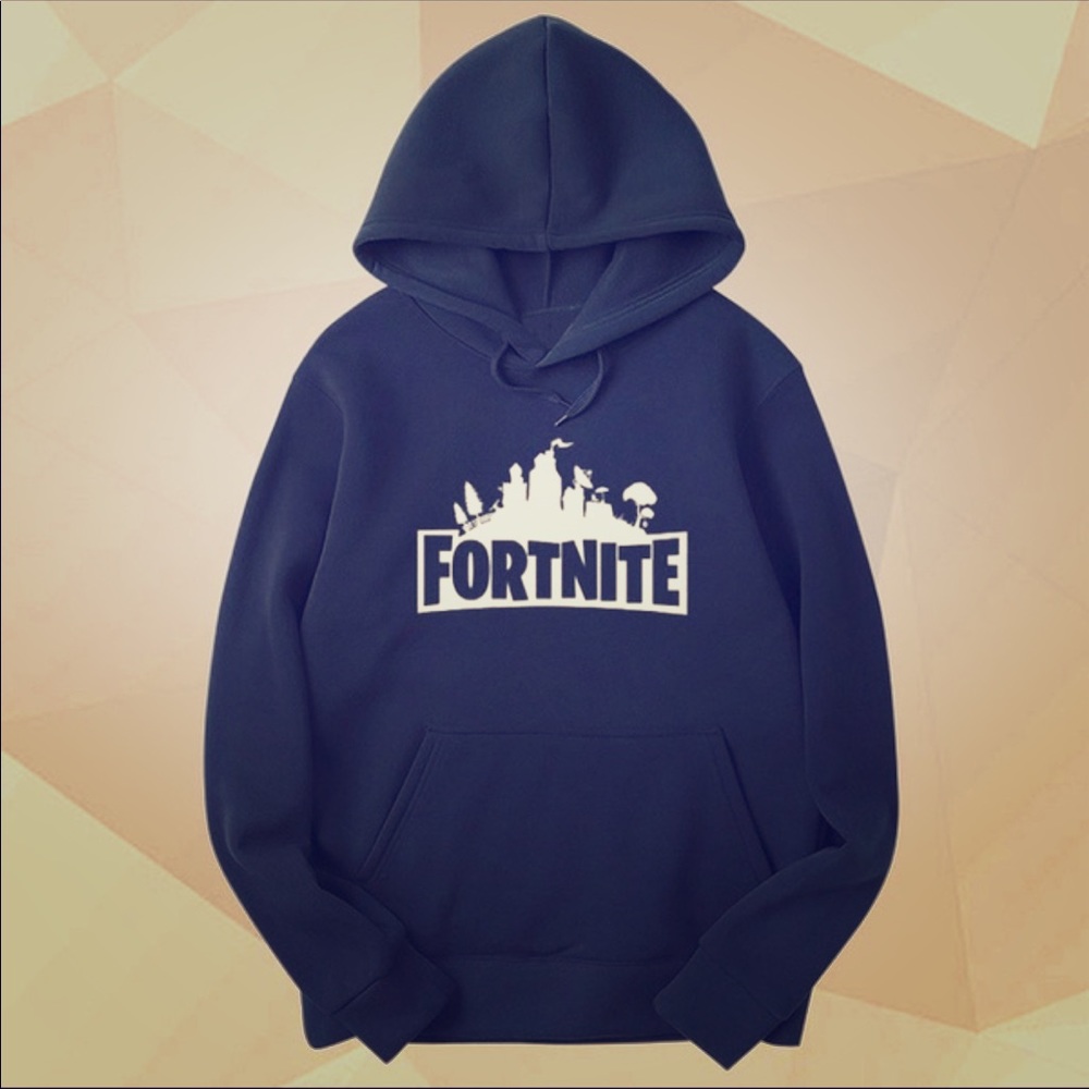 Adult Unisex Fortnite Hoodie Blue